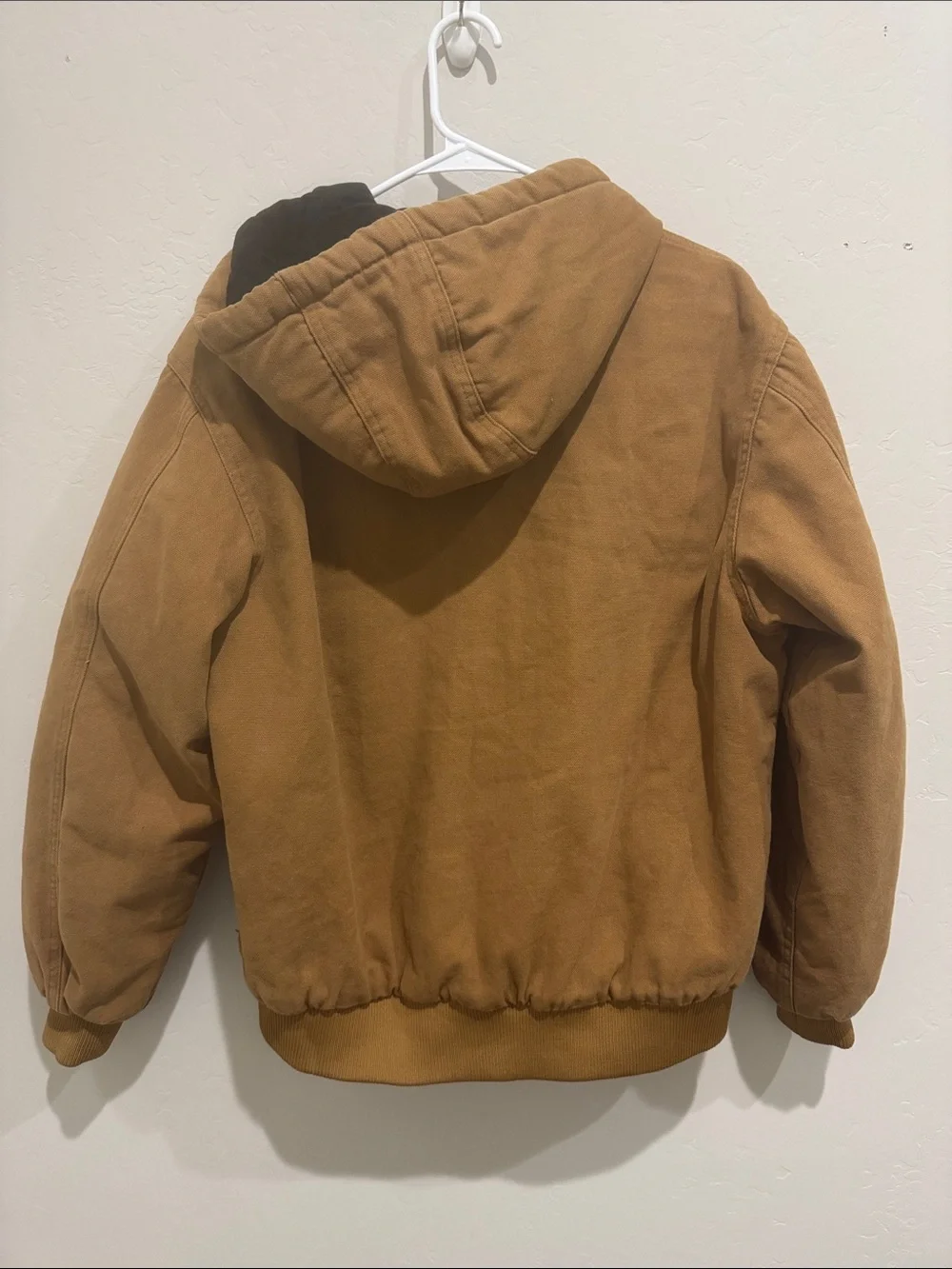 Dickies Brown Duck Insulated Hooded Work Jacket